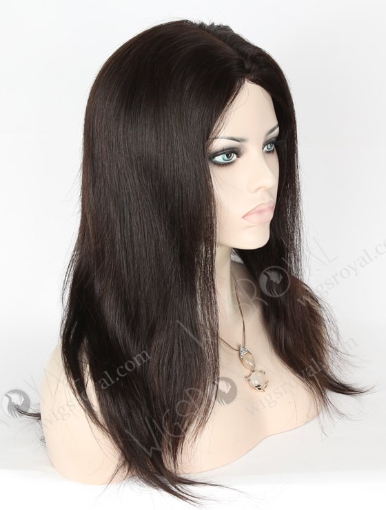 In Stock Chinese Virgin Hair 14" Straight Natural Color Silk Top Glueless Wig GL-07006-18795