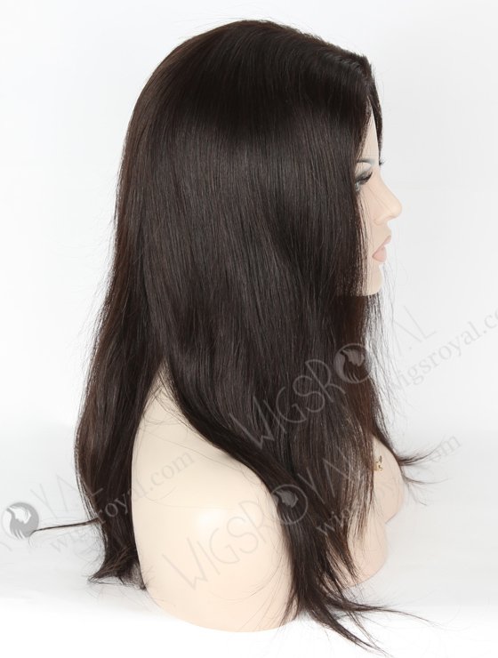 In Stock Chinese Virgin Hair 14" Straight Natural Color Silk Top Glueless Wig GL-07006-18796