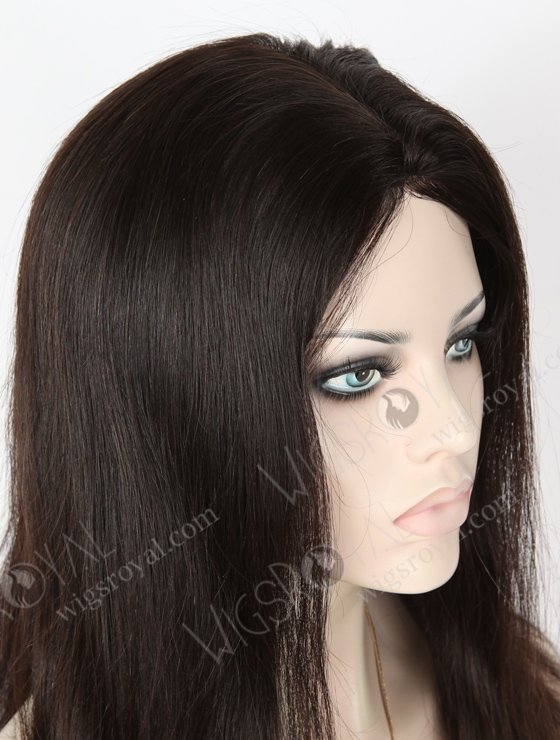 In Stock Chinese Virgin Hair 14" Straight Natural Color Silk Top Glueless Wig GL-07006-18797