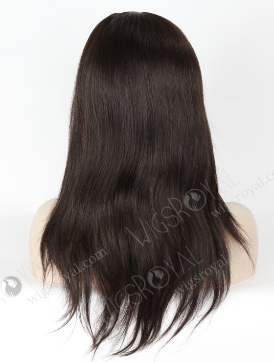 In Stock Chinese Virgin Hair 14" Straight Natural Color Silk Top Glueless Wig GL-07006-18798