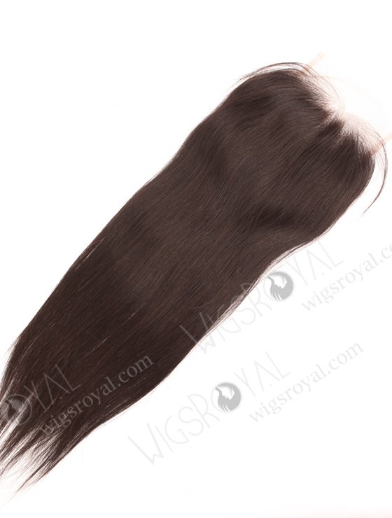 In Stock Indian Remy Hair 16" Straight Natural Color Top Closure STC-381-18844