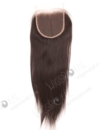 In Stock Indian Remy Hair 16" Straight Natural Color Top Closure STC-381