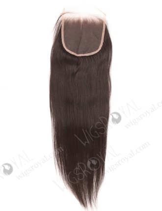 In Stock Indian Remy Hair 18" Straight Natural Color Top Closure STC-400