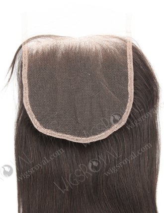 In Stock Indian Remy Hair 10" Straight Natural Color Top Closure STC-397