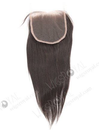 In Stock Indian Remy Hair 10" Straight Natural Color Top Closure STC-397