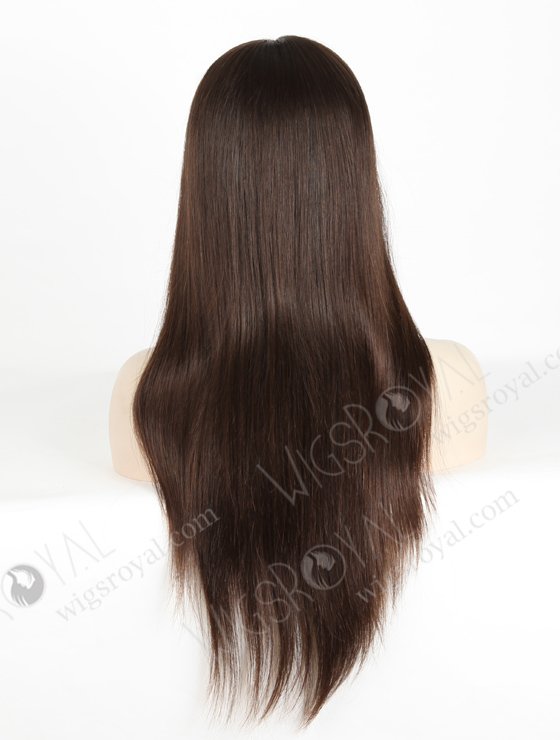 Best Natural Hair Wigs Online 18 Inch Straight | In Stock European Virgin Hair 18" Natural Straight Natural Color Lace Front Silk Top Glueless Wig GLL-08030-18868
