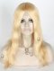 Good Quality Blonde Human Hair Wigs Best Wig Sites | In Stock European Virgin Hair 16" Straight 24# Color Lace Front Silk Top Glueless Wig GLL-08032