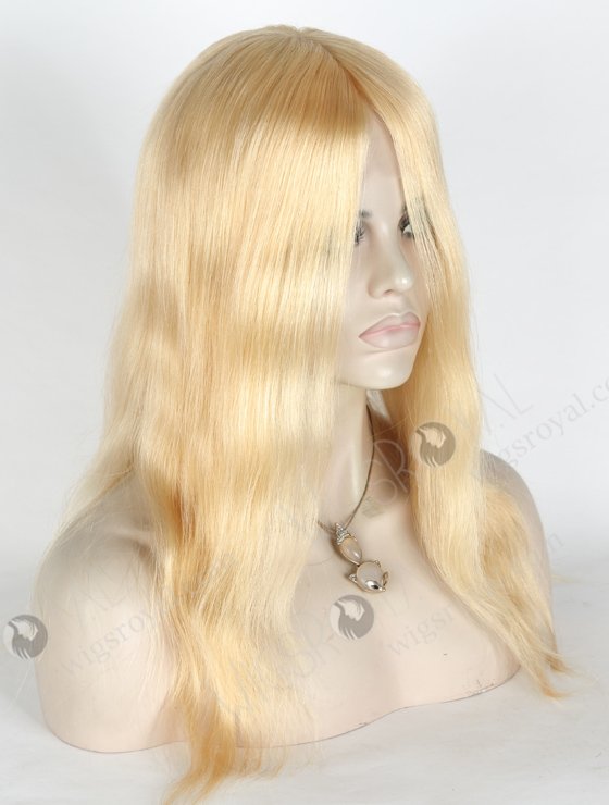 Good Quality Blonde Human Hair Wigs Best Wig Sites | In Stock European Virgin Hair 16" Straight 24# Color Lace Front Silk Top Glueless Wig GLL-08032-18927