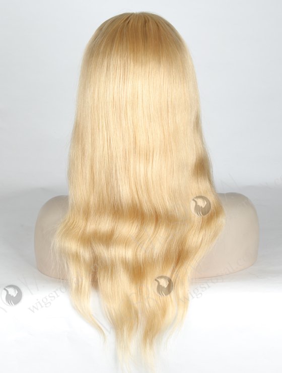 Good Quality Blonde Human Hair Wigs Best Wig Sites | In Stock European Virgin Hair 16" Straight 24# Color Lace Front Silk Top Glueless Wig GLL-08032-18921