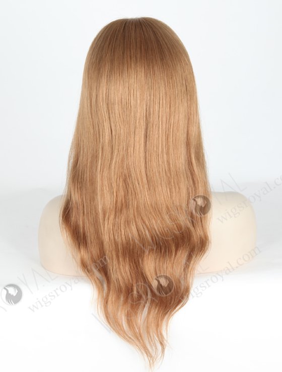Best Brown Hair Wig for Women Petite Size Transparent lace Medium Length | In Stock European Virgin Hair 16" Straight 8a# Color Lace Front Silk Top Glueless Wig GLL-08031-18933