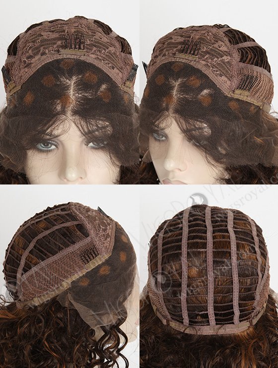 In Stock Synthetic Hair Lace Front Wig 20" Yaki Color 4/27# Highlights AL-017-5-18955