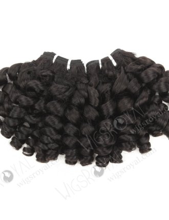 Flower Curl 18" Double Draw Natural Color Hair Extension WR-MW-195