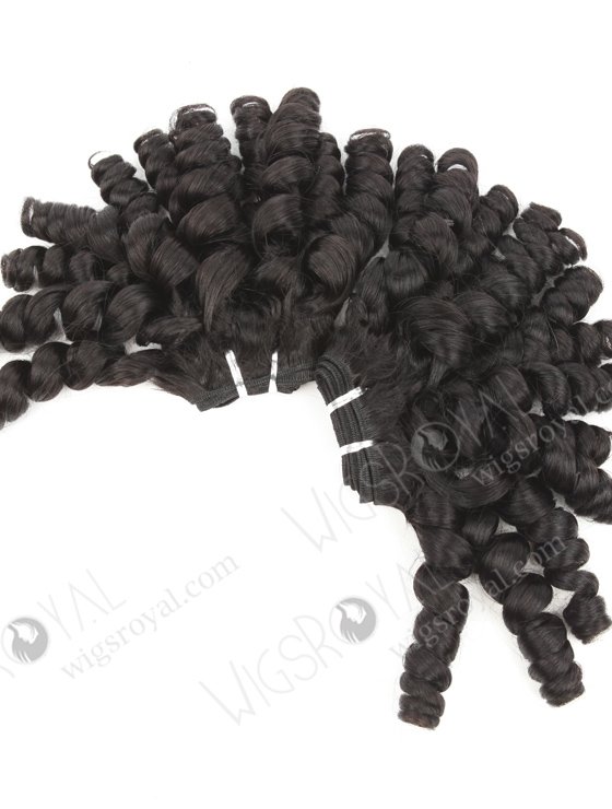 Flower Curl 18" Double Draw Natural Color Hair Extension WR-MW-195-19223