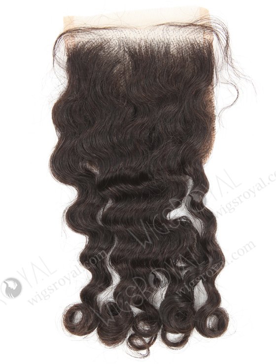 In Stock Indian Remy Hair 12" Deep Curl Natural Color Top Closure STC-402-19249