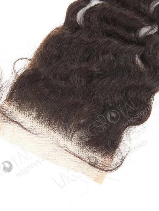 In Stock Indian Remy Hair 12" Deep Curl Natural Color Top Closure STC-402-19251