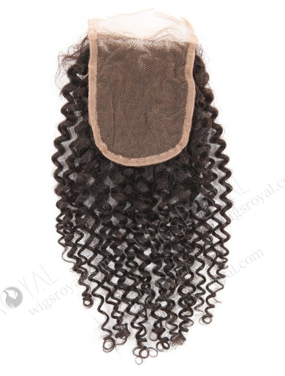 In Stock Indian Remy Hair 12" 7mm Curl Natural Color Top Closure STC-404-19265