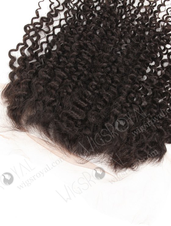 In Stock Indian Remy Hair 14" 7mm Curl Natural Color Lace Frontal SKF-110-19294