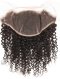 In Stock Indian Remy Hair 14" 7mm Curl Natural Color Lace Frontal SKF-110