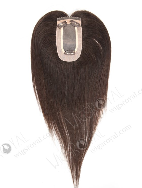 Lightweight Small Hair Topper 12 Inch Top Quality Virgin European Human Hair Monofilament Topper-088