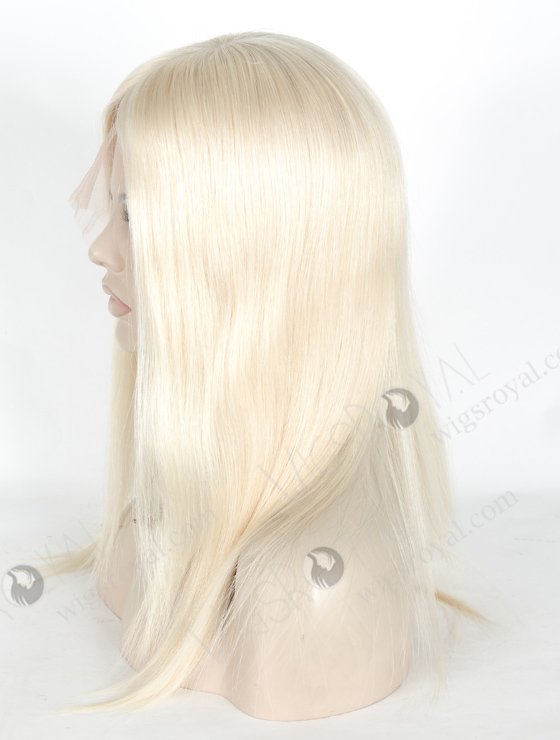 Platinum Blonde Wig Shop Hair Wigs from the Best Wig Companies | In Stock European Virgin Hair 14" Straight White Color Lace Front Silk Top Glueless Wig GLL-08037-19434