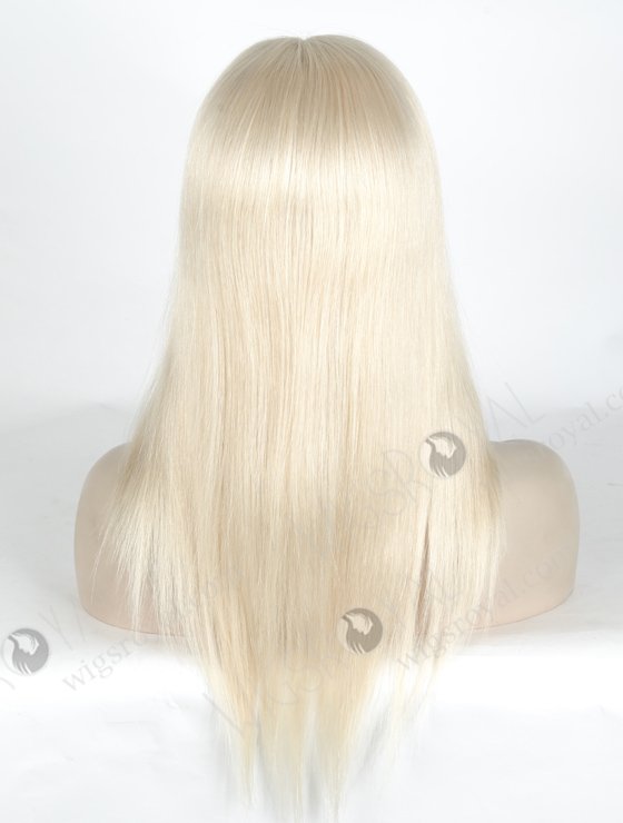 Platinum Blonde Wig Shop Hair Wigs from the Best Wig Companies | In Stock European Virgin Hair 14" Straight White Color Lace Front Silk Top Glueless Wig GLL-08037-19436