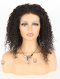 In Stock Brazilian Virgin Hair 16" Tight Curly Natural Color Lace Closure Wig CW-04006