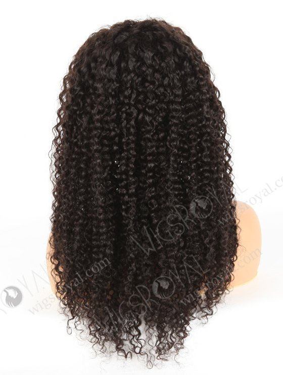 In Stock Brazilian Virgin Hair 22" Tight Curly Natural Color Lace Closure Wig CW-04009-19483