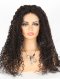 In Stock Brazilian Virgin Hair 24" Tight Curly Natural Color Lace Closure Wig CW-04010