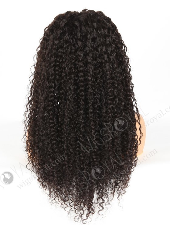 In Stock Brazilian Virgin Hair 24" Tight Curly Natural Color Lace Closure Wig CW-04010-19495