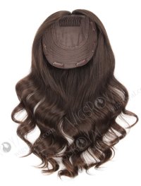 Largee Base 7x7 Volume Wavy Human Hair Topper for Thinning Crown 16 Inch Top Quality Virgin Hair Topper-076