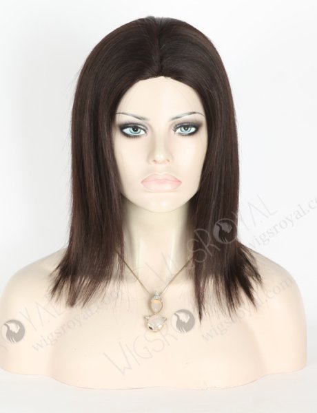 Unprocessed Natural Color Fine European Human Hair Straight Glueless Wigs WR-GL-065