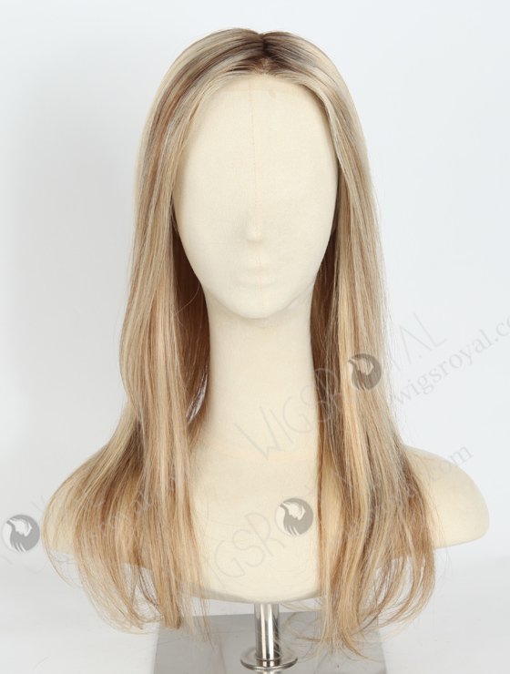 Highlight Color With Dark Root Custom Hair Length European Virgin Hair Mono Top Glueless Cap WR-MOW-011-19656