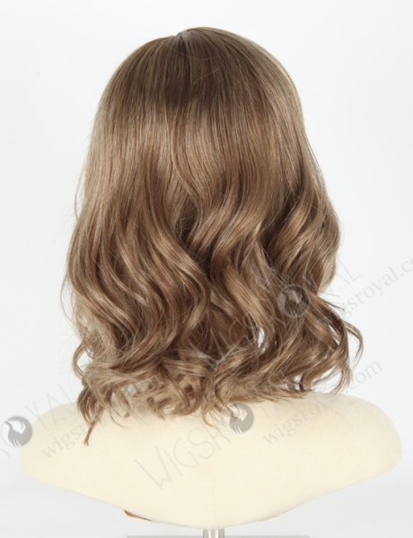Light Color Curly European Virgin Hair Mono Top Glueless Cap WR-MOW-014
