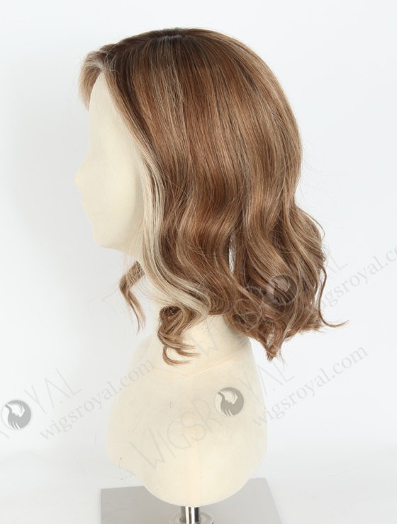Mixed Color Curly European Virgin Silk Top Glueless Wigs WR-GL-066-19795