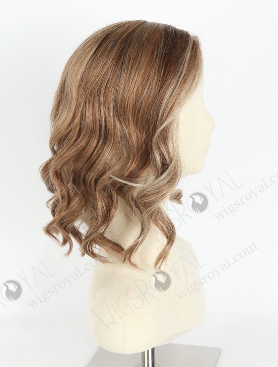 Mixed Color Curly European Virgin Silk Top Glueless Wigs WR-GL-066-19797