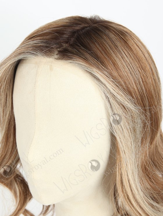 Mixed Color Curly European Virgin Silk Top Glueless Wigs WR-GL-066-19800