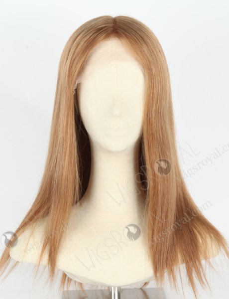 Light Brown Color Human Hair Glueless Wig With Pre Plucked Hairline WR-GL-069