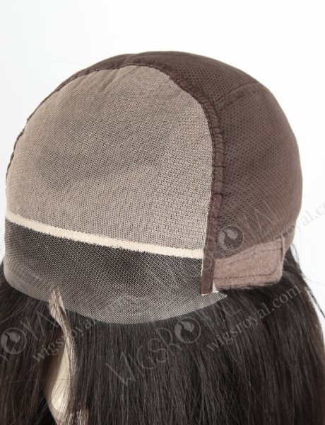 Full Lace Silk Top Wig Mongolian Hair Black Color Silk Top Lace Front Wig WR-ST-053