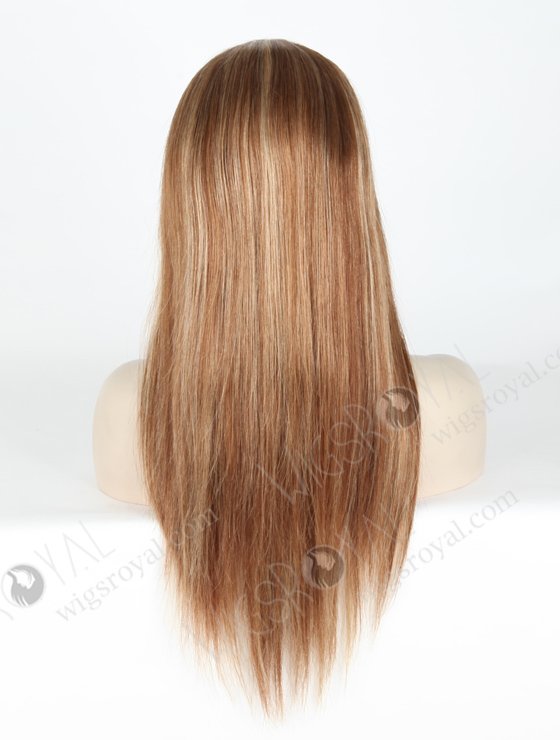 In Stock Brazilian Virgin Hair 18" Straight 6/8a/22# Highlights Lace Front Wig MLF-04026-19953