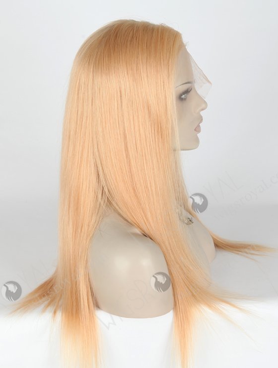 In Stock Brazilian Virgin Hair 18" Straight Color 16/24# Evenly Blended Lace Front Wig MLF-04028-19990
