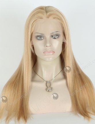 Ash Blonde Lace Front Wig With Straight Hair MLF-04027