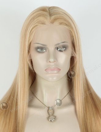 Ash Blonde Lace Front Wig With Straight Hair MLF-04027