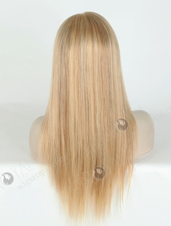 In Stock Brazilian Virgin Hair 18" Straight Color 24/8a# Highlights Lace Front Wig MLF-04027-19972
