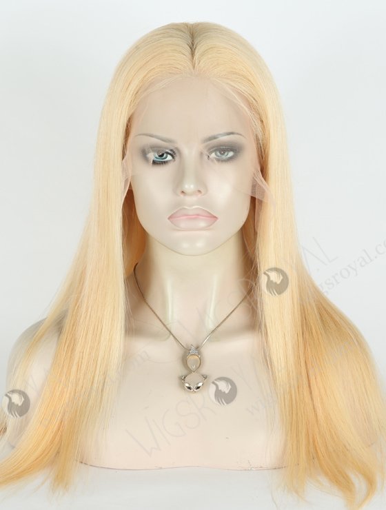 In Stock Brazilian Virgin Hair 18" Straight Color 24# Lace Front Wig MLF-04029-19995