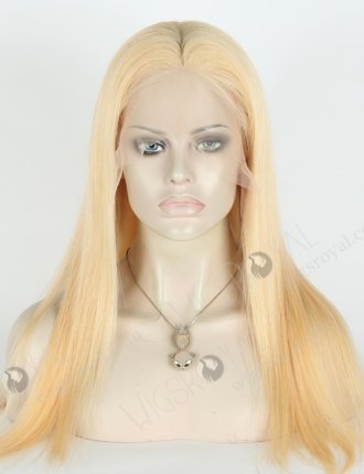 Charming Blonde Color Frontal Wig For Women MLF-04029