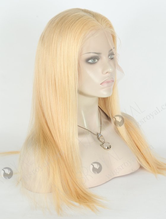 In Stock Brazilian Virgin Hair 18" Straight Color 24# Lace Front Wig MLF-04029-19996