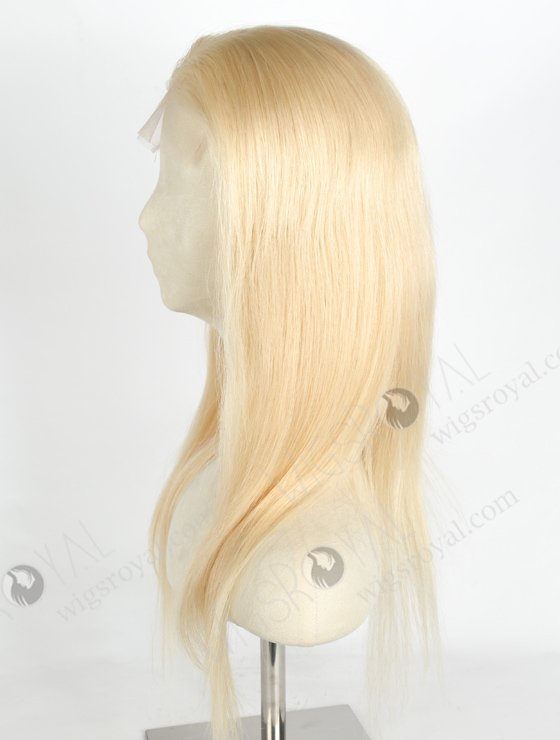 In Stock Indian Remy Hair 16" Straight 613# Color 5"×5" HD Lace Closure Wig CW-01030-20044