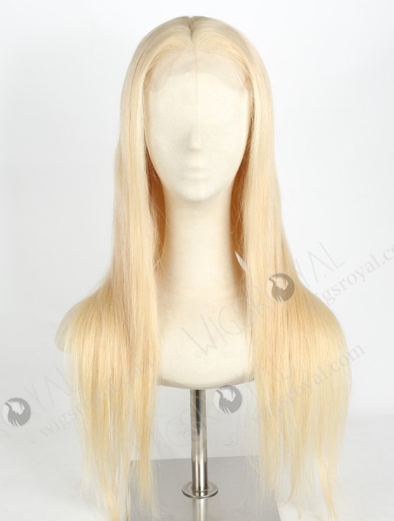 In Stock Indian Remy Hair 20" Straight 613# Color 5"×5" HD Lace Closure Wig CW-01032-20064