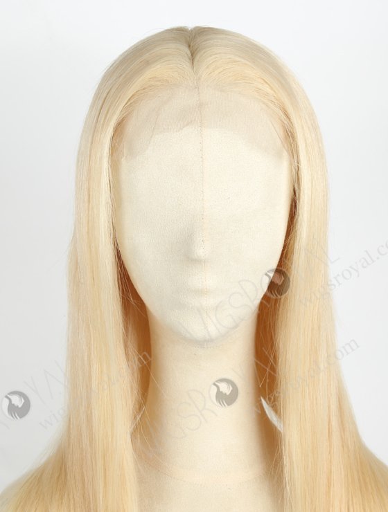In Stock Indian Remy Hair 20" Straight 613# Color 5"×5" HD Lace Closure Wig CW-01032-20063
