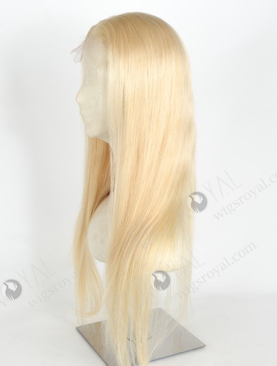 In Stock Indian Remy Hair 20" Straight 613# Color 5"×5" HD Lace Closure Wig CW-01032-20069